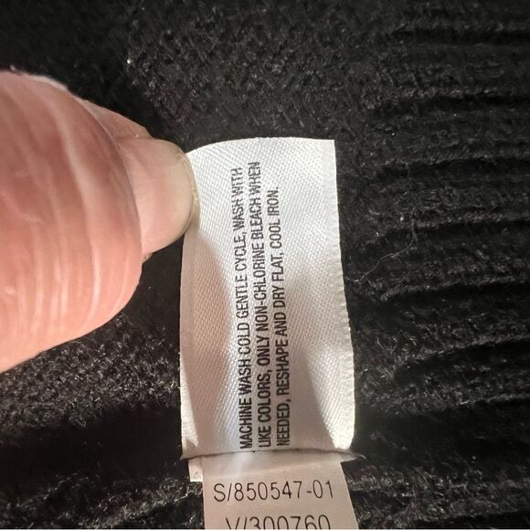 Gap Women's Black & Beige Short Sleeve Open Front Cardigan Sweater Top Size XS - Picture 7 of 7